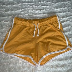 Old Navy Mustard Varsity Shorts